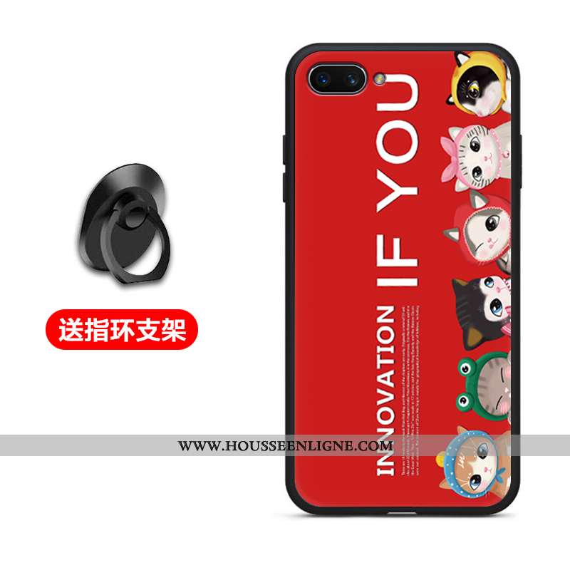 Housse Oppo A5 Protection Délavé En Daim Coque Incassable Fluide Doux Téléphone Portable Bleu