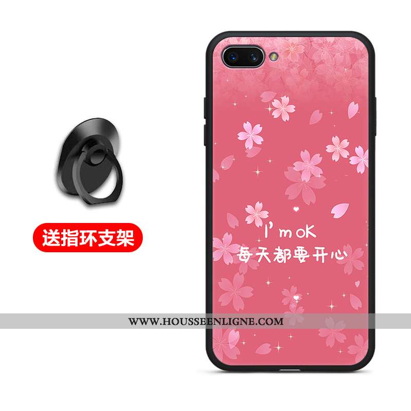 Housse Oppo A5 Protection Délavé En Daim Coque Incassable Fluide Doux Téléphone Portable Bleu