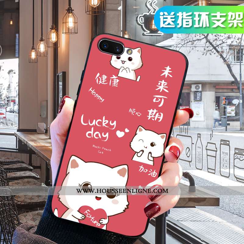 Housse Oppo A5 Protection Délavé En Daim Coque Incassable Fluide Doux Téléphone Portable Bleu