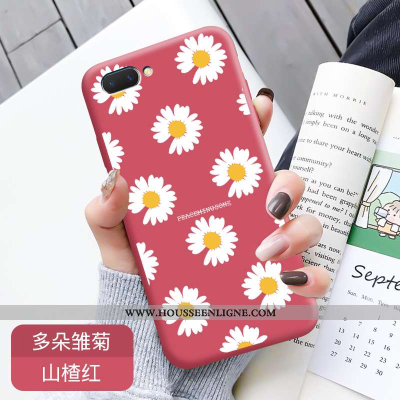 Housse Oppo A5 Protection Personnalité Dragon Téléphone Portable Fluide Doux Amoureux Mode Rouge