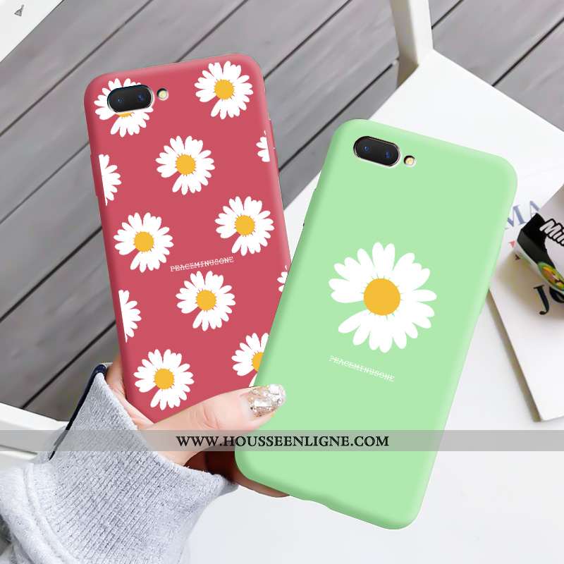 Housse Oppo A5 Protection Personnalité Dragon Téléphone Portable Fluide Doux Amoureux Mode Rouge