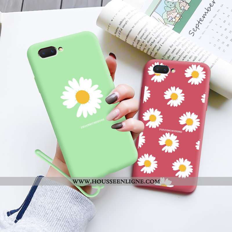 Housse Oppo A5 Protection Personnalité Dragon Téléphone Portable Fluide Doux Amoureux Mode Rouge