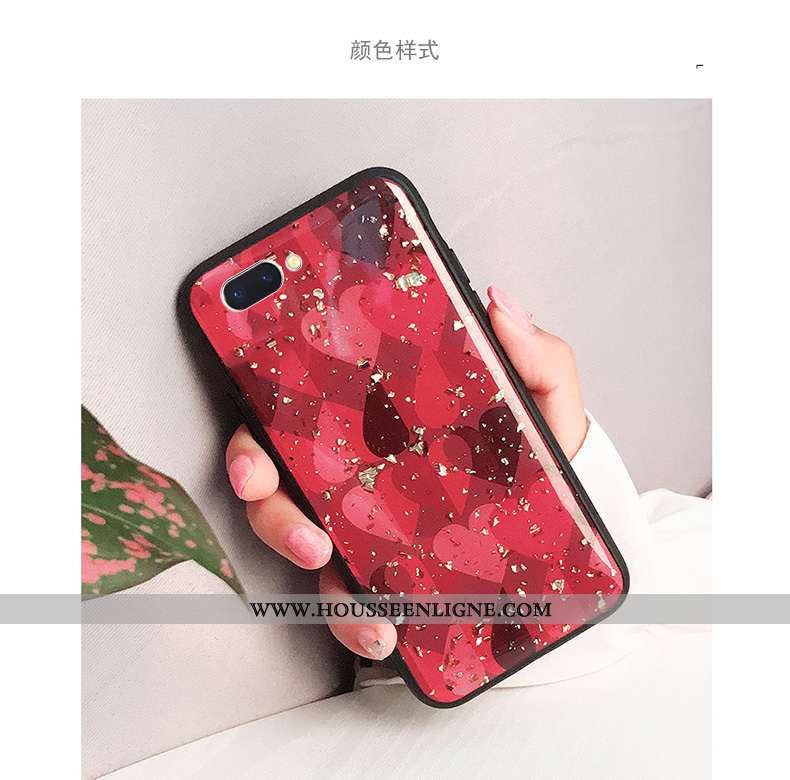 Housse Oppo A5 Protection Personnalité Téléphone Portable Rouge Mode Fluide Doux Incassable