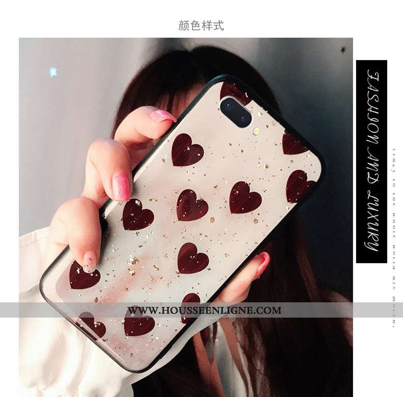 Housse Oppo A5 Protection Personnalité Téléphone Portable Rouge Mode Fluide Doux Incassable