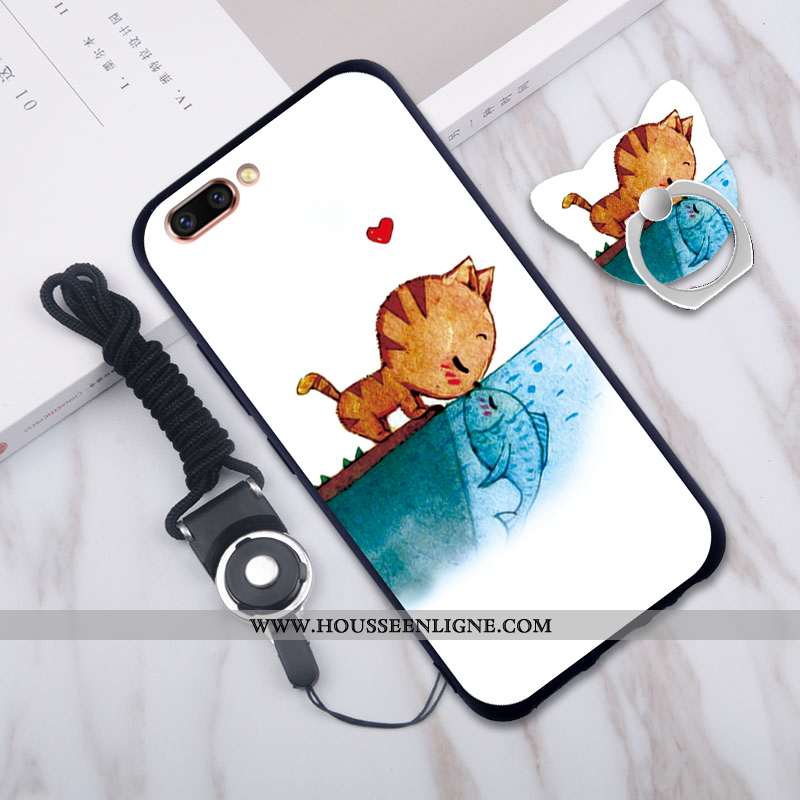 Housse Oppo A5 Silicone Charmant Net Rouge Europe Coque Bleu Étui