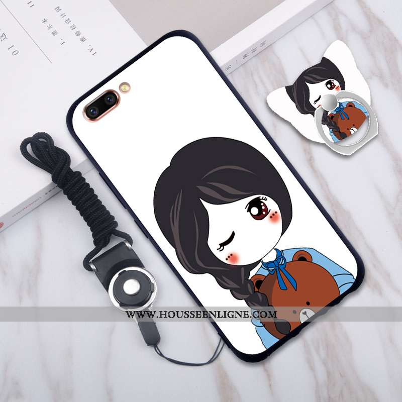 Housse Oppo A5 Silicone Charmant Net Rouge Europe Coque Bleu Étui