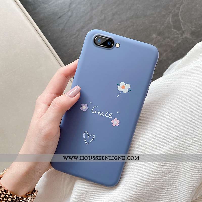 Housse Oppo A5 Tendance Légère Tout Compris Protection Délavé En Daim Ultra Rose