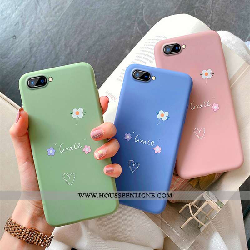 Housse Oppo A5 Tendance Légère Tout Compris Protection Délavé En Daim Ultra Rose