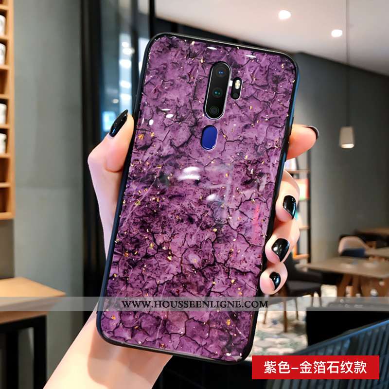 Housse Oppo A9 2020 Mode Protection Tendance Luxe Étui Silicone Personnalité Coloré