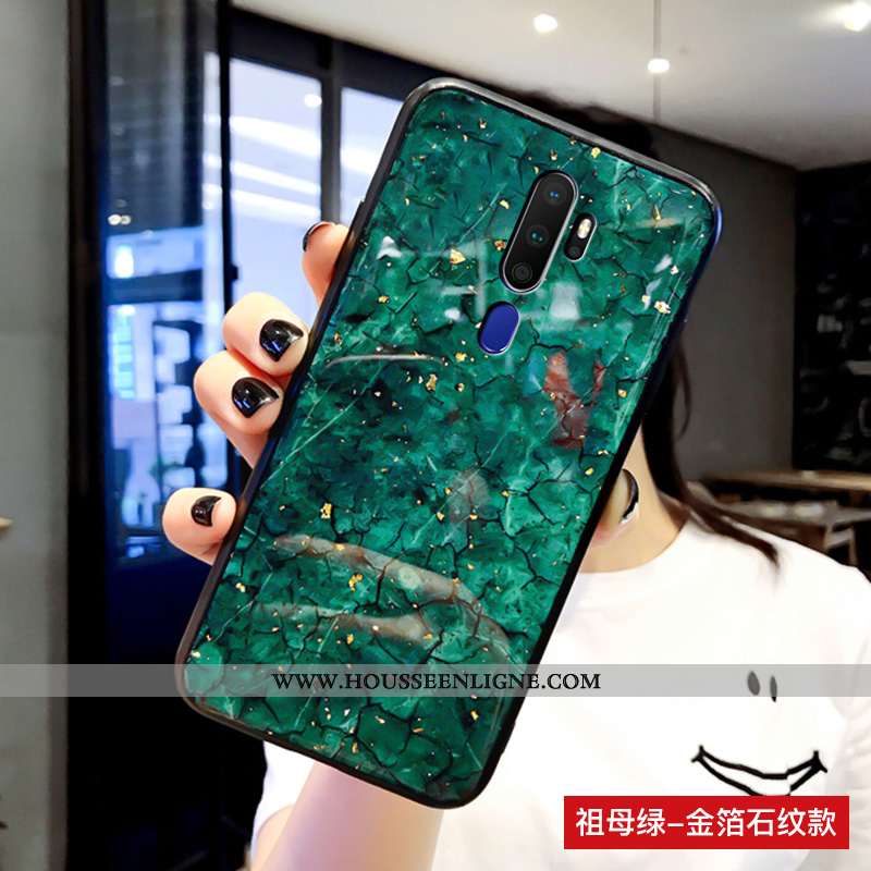 Housse Oppo A9 2020 Mode Protection Tendance Luxe Étui Silicone Personnalité Coloré