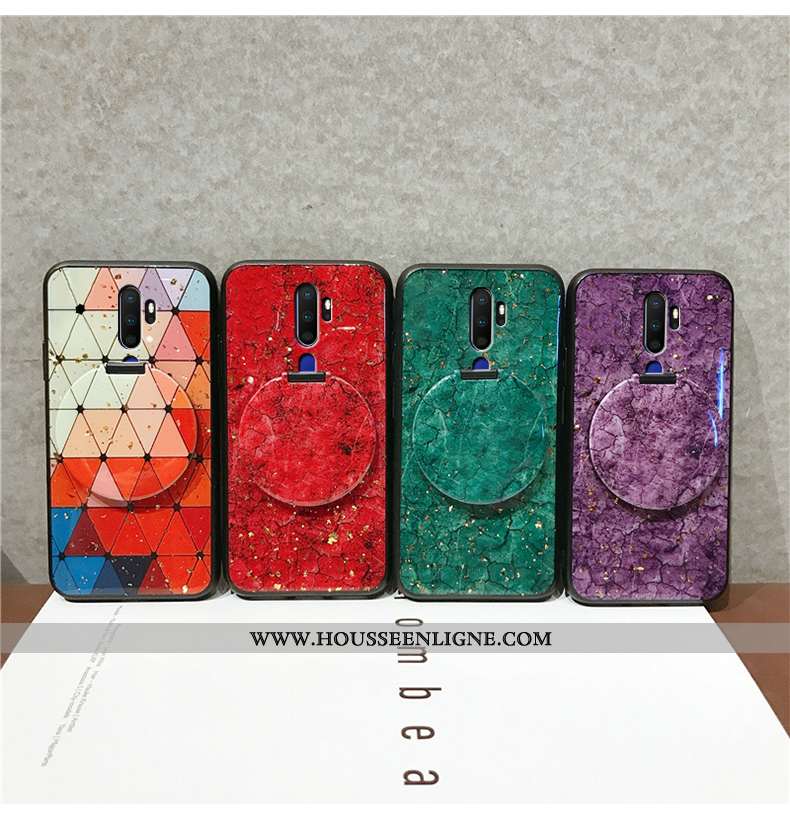 Housse Oppo A9 2020 Mode Protection Tendance Luxe Étui Silicone Personnalité Coloré
