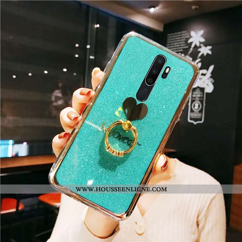 Housse Oppo A9 2020 Protection Fluide Doux Coque Étui Tout Compris Incassable Support Jaune