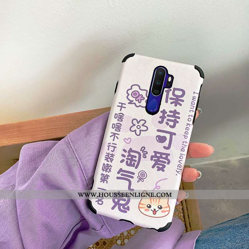 Housse Oppo A9 2020 Protection Personnalité Incassable Dessin Animé Art Téléphone Portable Coque Bei