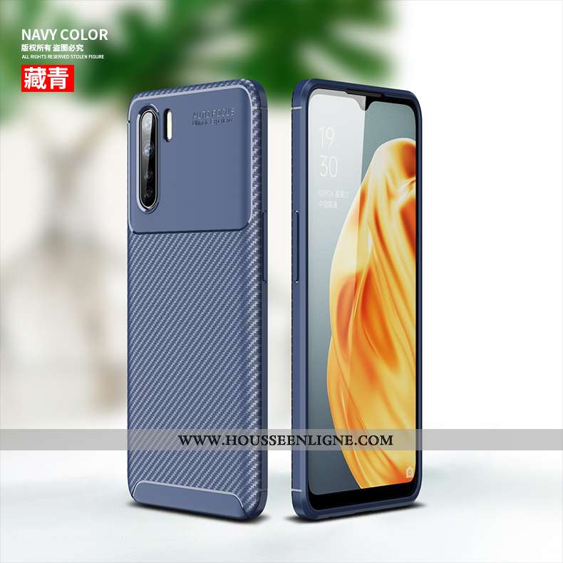 Housse Oppo A91 Fluide Doux Silicone Téléphone Portable Luxe Coque Tout Compris Noir