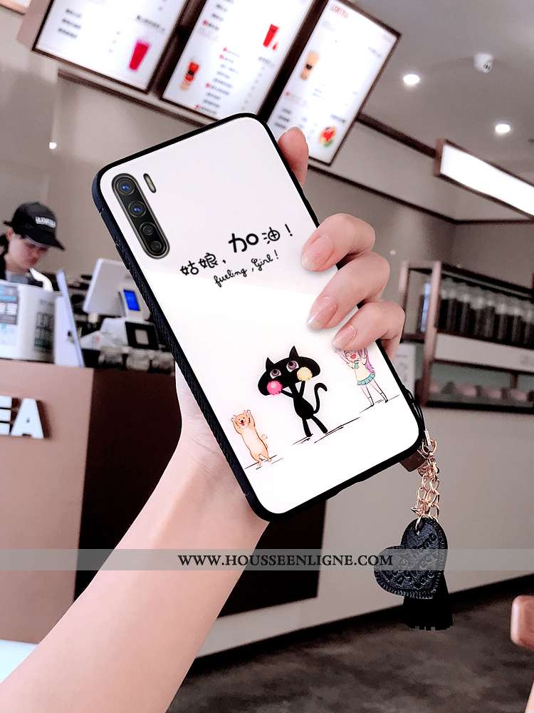 Housse Oppo A91 Personnalité Créatif Incassable Coque Frais Tout Compris Mode Rose