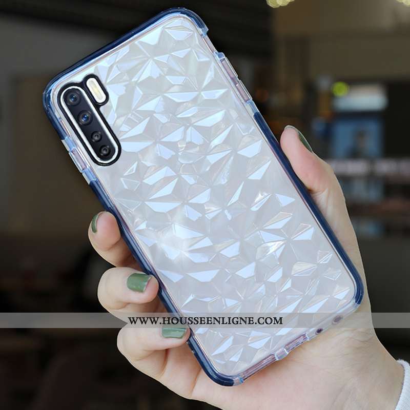 Housse Oppo A91 Silicone Protection Strass Transparent Modèle Fleurie Tout Compris Fluide Doux Rose