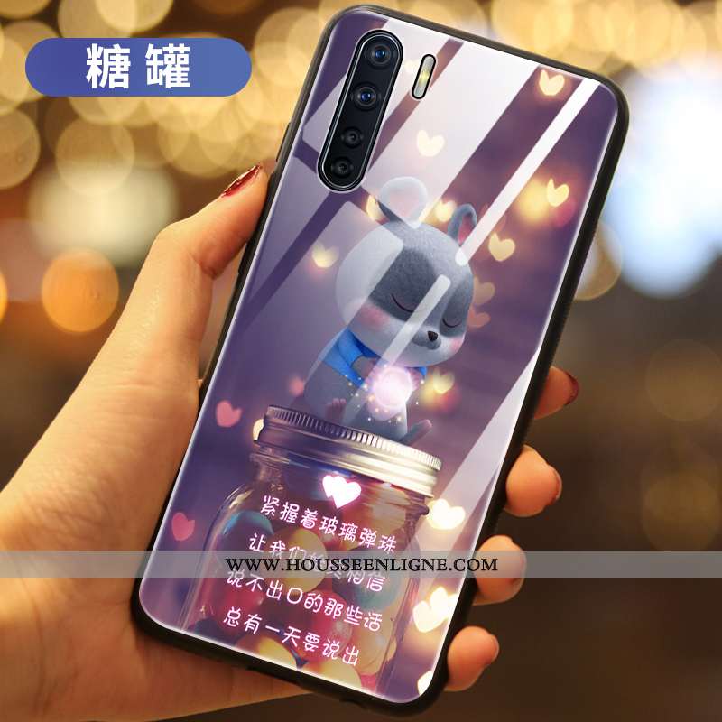 Housse Oppo A91 Tendance Coque Téléphone Portable Rat Richesse Net Rouge Rouge