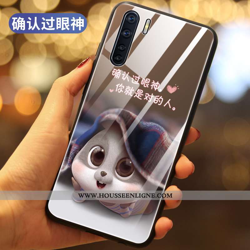 Housse Oppo A91 Tendance Coque Téléphone Portable Rat Richesse Net Rouge Rouge