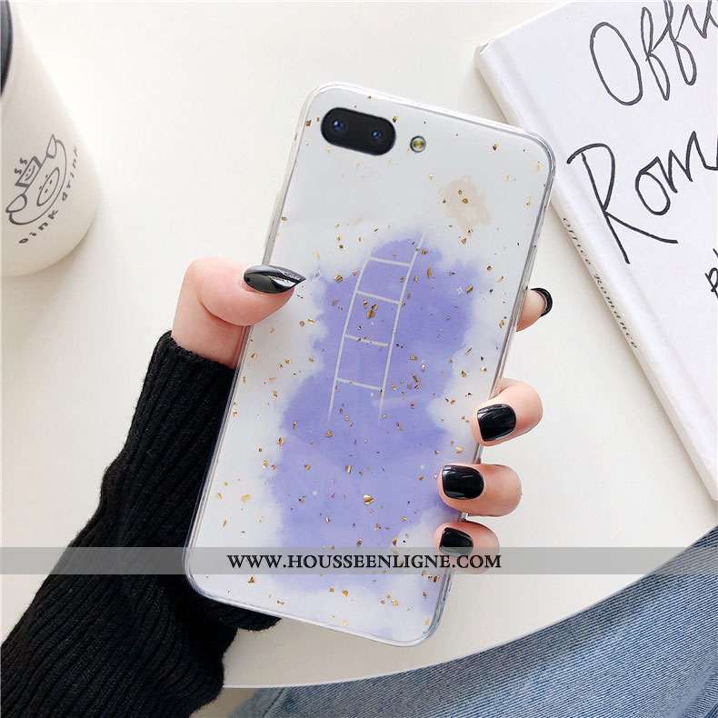 Housse Oppo Ax5 Mode Protection Étui Fluide Doux Incassable Téléphone Portable Coque Gris