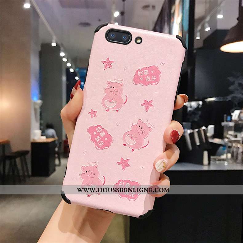 Housse Oppo Ax5 Tendance Modèle Fleurie Incassable Personnalité Soie Mulberry Coque Blanc Blanche
