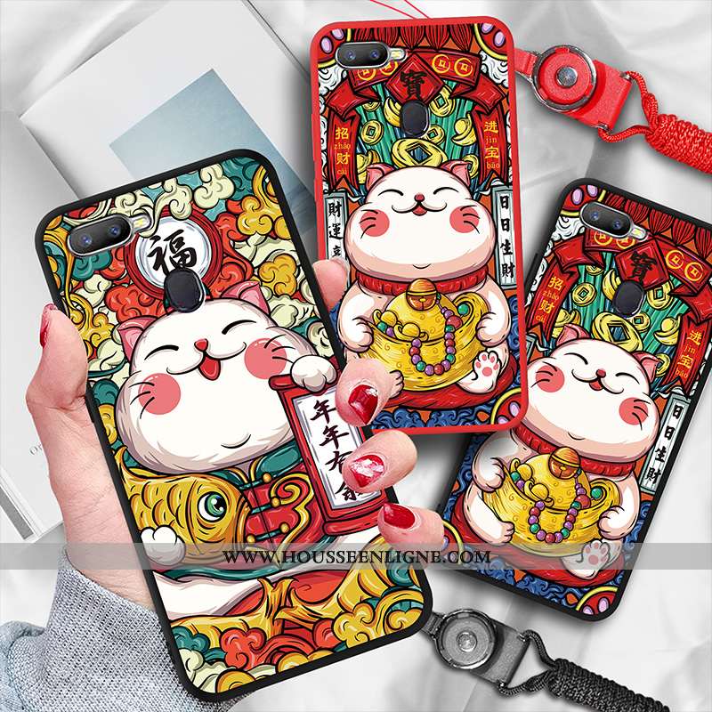 Housse Oppo Ax7 Créatif Dessin Animé Incassable Nouveau Protection Étui Mode Coloré