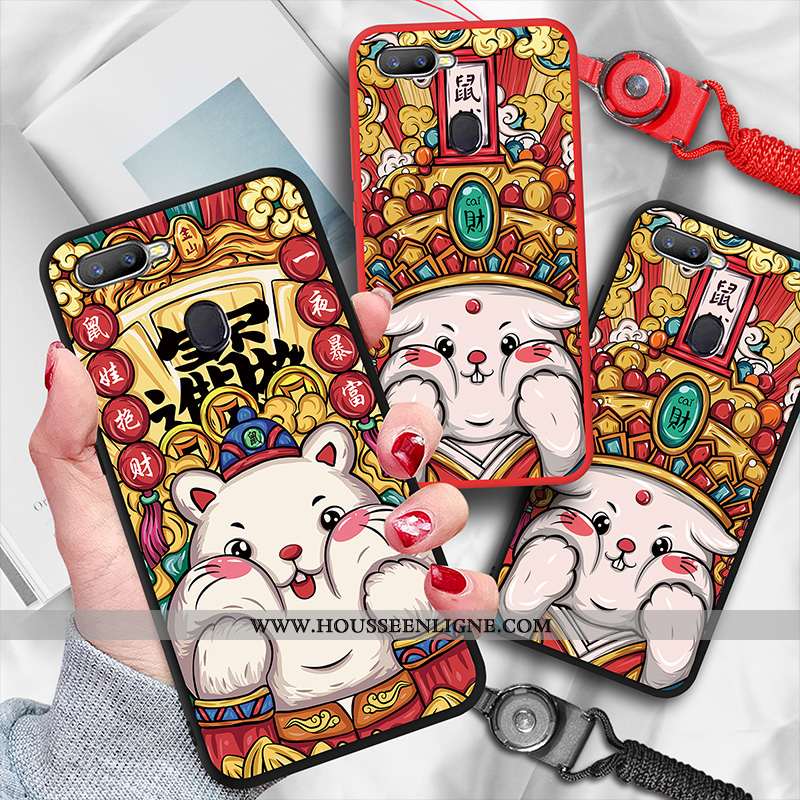 Housse Oppo Ax7 Créatif Dessin Animé Incassable Nouveau Protection Étui Mode Coloré