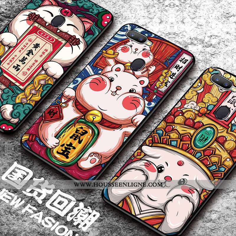 Housse Oppo Ax7 Créatif Dessin Animé Incassable Nouveau Protection Étui Mode Coloré