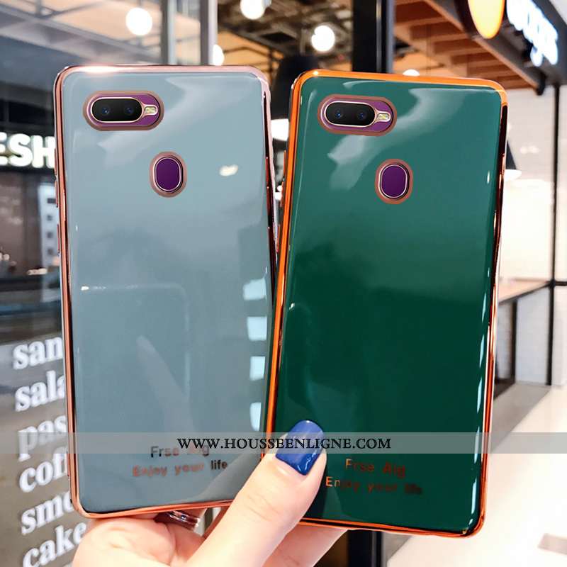 Housse Oppo Ax7 Créatif Fluide Doux Incassable Membrane Tempérer Coque Étui Rose