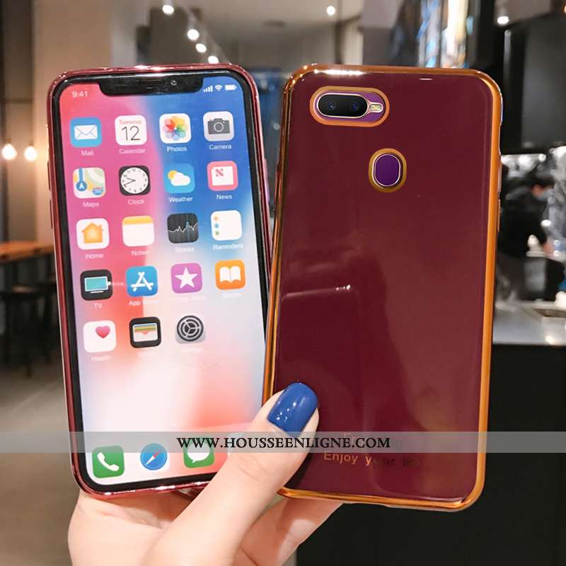 Housse Oppo Ax7 Créatif Fluide Doux Incassable Membrane Tempérer Coque Étui Rose