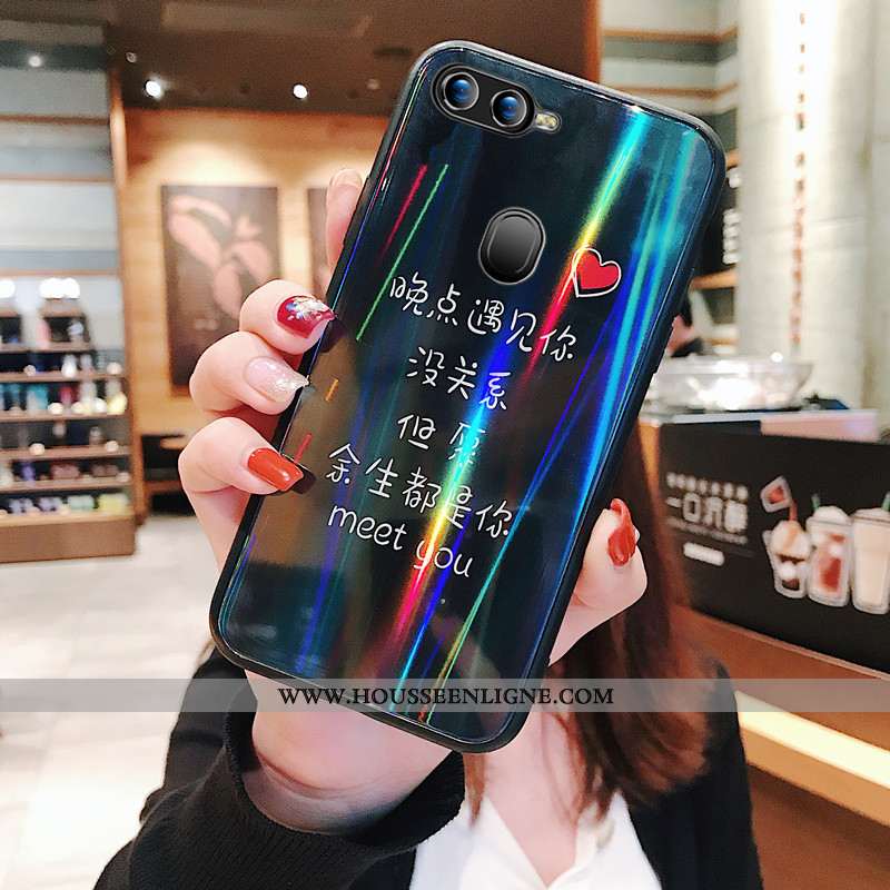 Housse Oppo Ax7 Créatif Tendance Soirée Personnalité Éblouissement Incassable Coque Blanche
