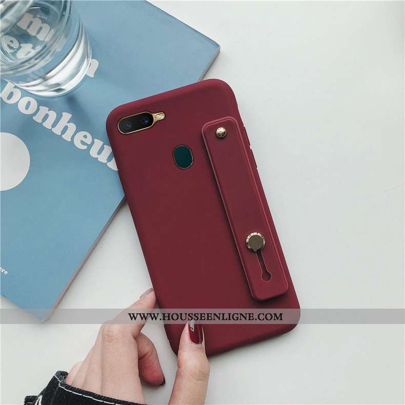 Housse Oppo Ax7 Fluide Doux Silicone Protection Téléphone Portable Chaud Support Coque Verte