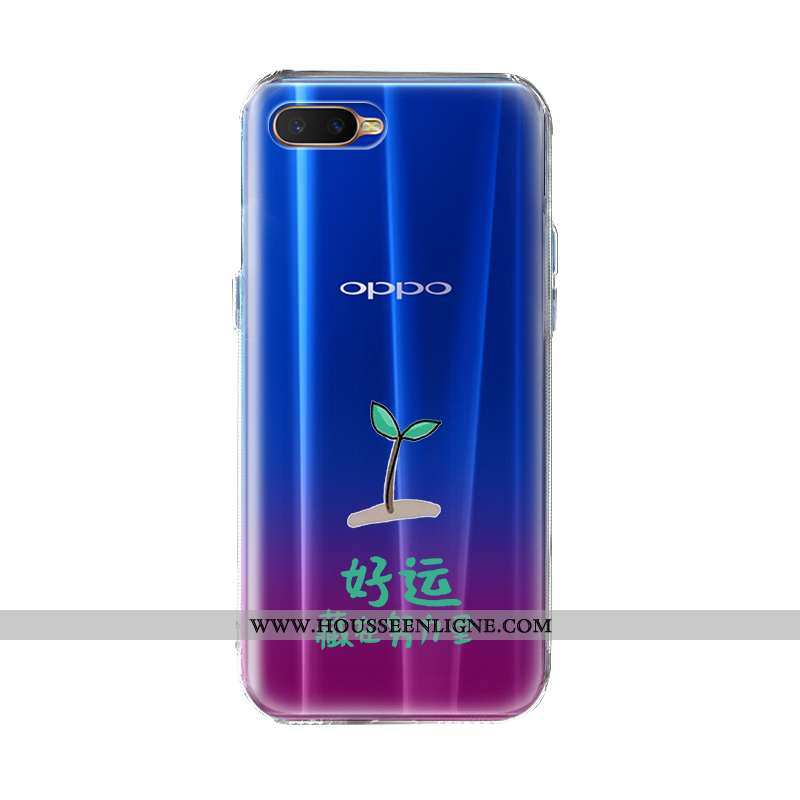 Housse Oppo Ax7 Silicone Mode Charmant Créatif Tout Compris Europe Coque Bleu