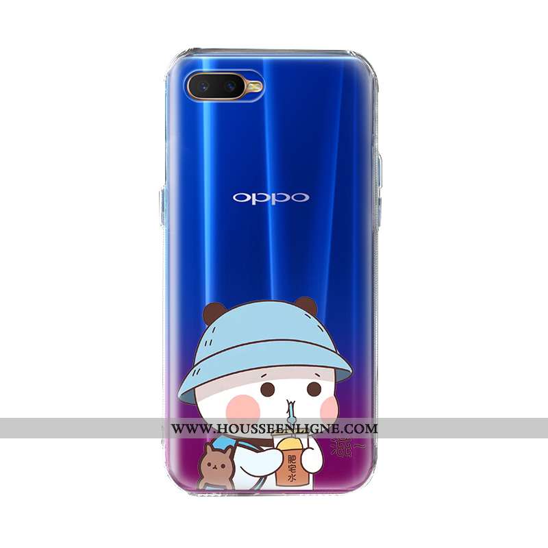 Housse Oppo Ax7 Silicone Mode Charmant Créatif Tout Compris Europe Coque Bleu