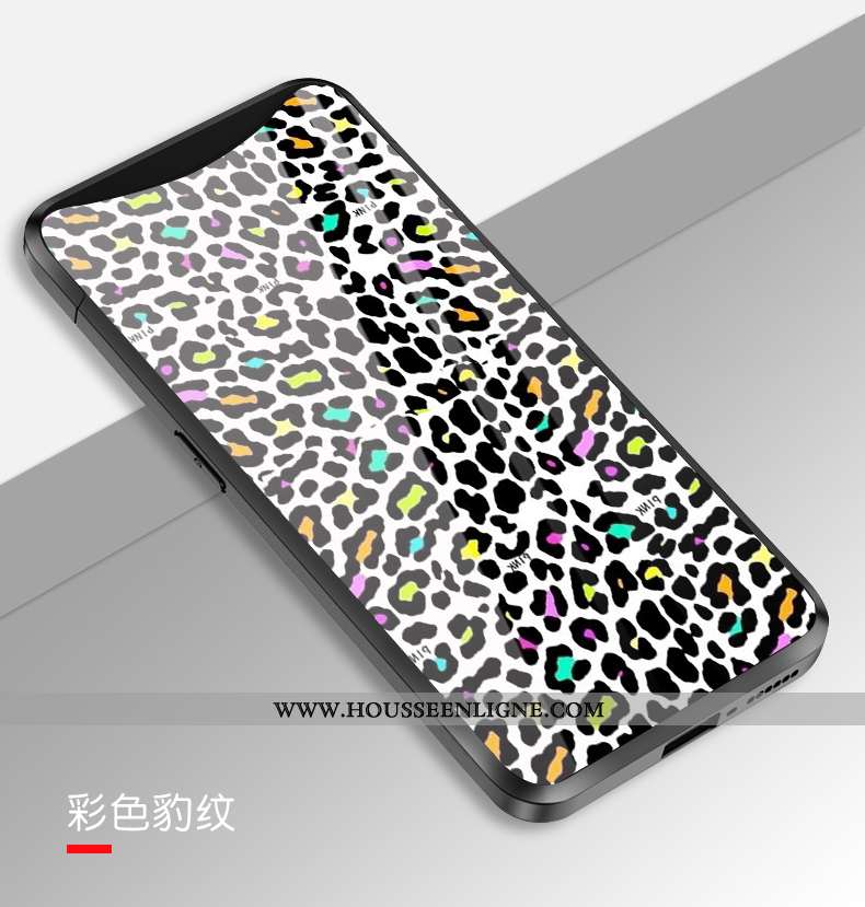 Housse Oppo Find X Créatif Tendance Net Rouge Coque Personnalité Modèle Fleurie Fluide Doux