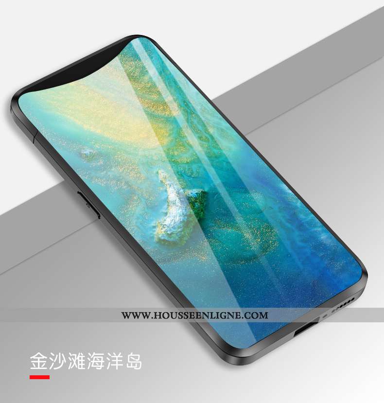 Housse Oppo Find X Protection Verre Personnalité Étui Soirée Téléphone Portable Dégradé De Couleur O