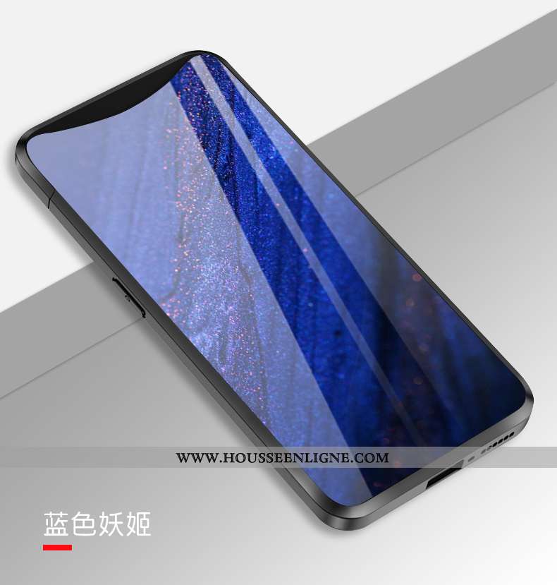Housse Oppo Find X Protection Verre Personnalité Étui Soirée Téléphone Portable Dégradé De Couleur O