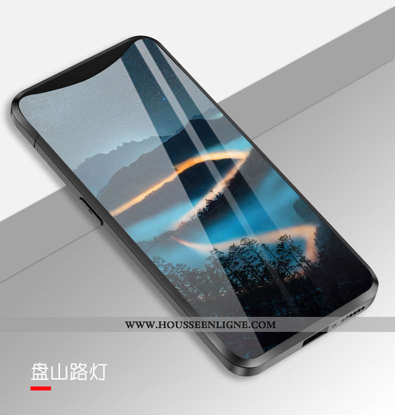 Housse Oppo Find X Protection Verre Personnalité Étui Soirée Téléphone Portable Dégradé De Couleur O