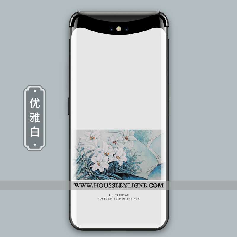 Housse Oppo Find X Verre Ultra Coque Protection Magnétisme Rose Légère