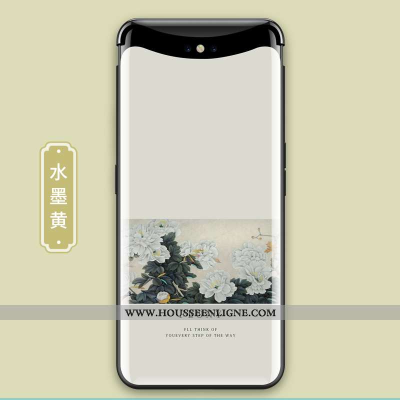 Housse Oppo Find X Verre Ultra Coque Protection Magnétisme Rose Légère