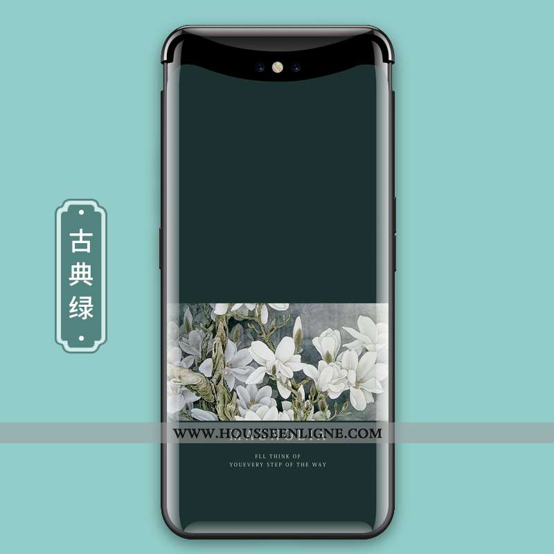 Housse Oppo Find X Verre Ultra Coque Protection Magnétisme Rose Légère