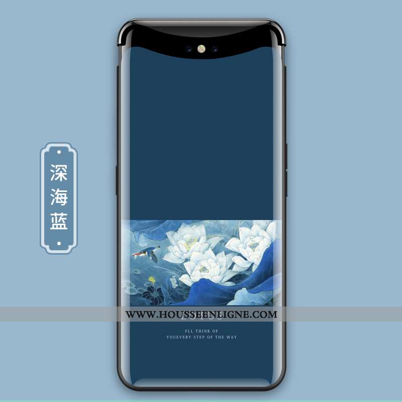 Housse Oppo Find X Verre Ultra Coque Protection Magnétisme Rose Légère