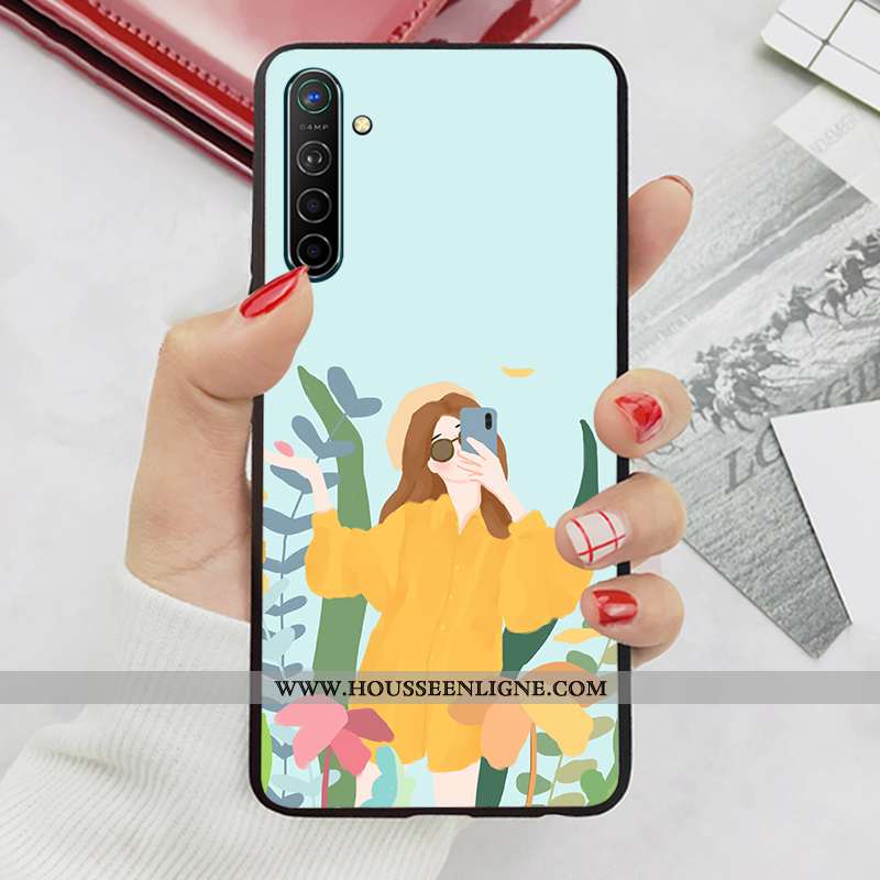 Housse Oppo Find X2 Pro Délavé En Daim Fluide Doux Vert Vent Incassable Silicone Coque Verte
