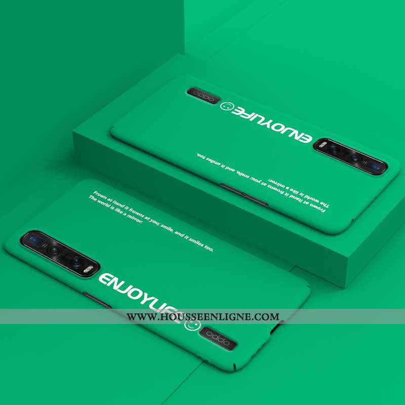 Housse Oppo Find X2 Pro Légère Protection Délavé En Daim Étui Vert Incassable Difficile Verte