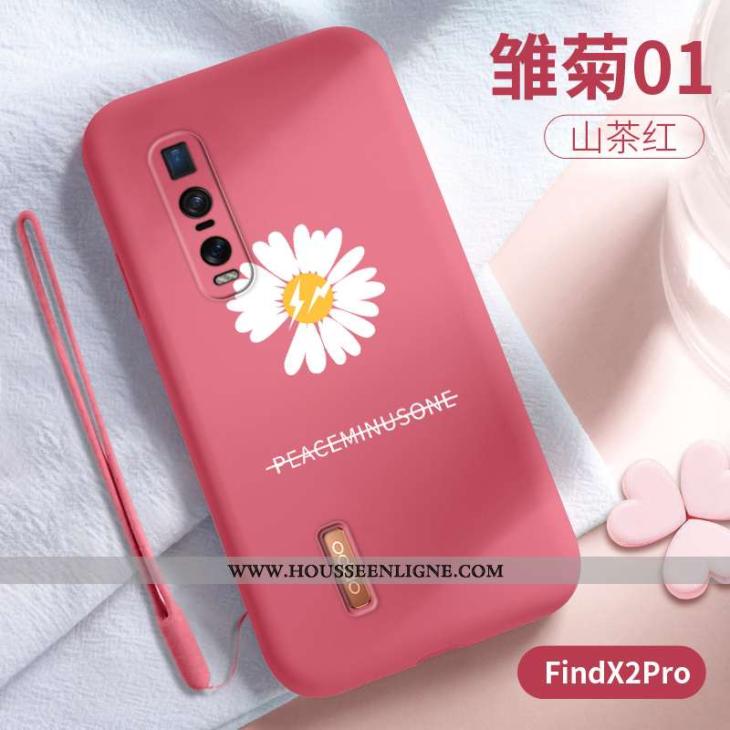 Housse Oppo Find X2 Pro Protection Ultra Légère Téléphone Portable Vert Net Rouge Incassable Verte