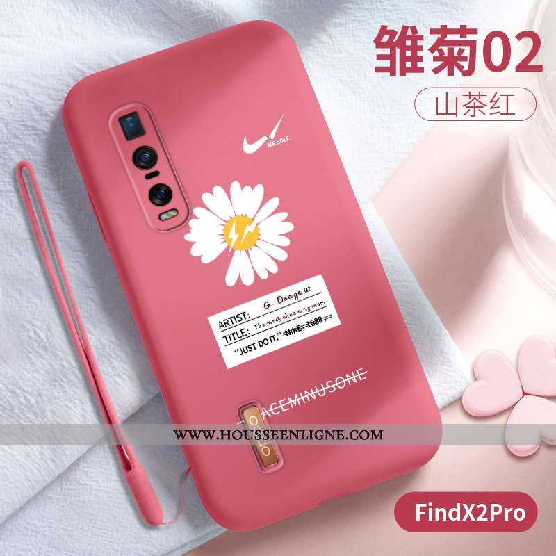 Housse Oppo Find X2 Pro Protection Ultra Légère Téléphone Portable Vert Net Rouge Incassable Verte