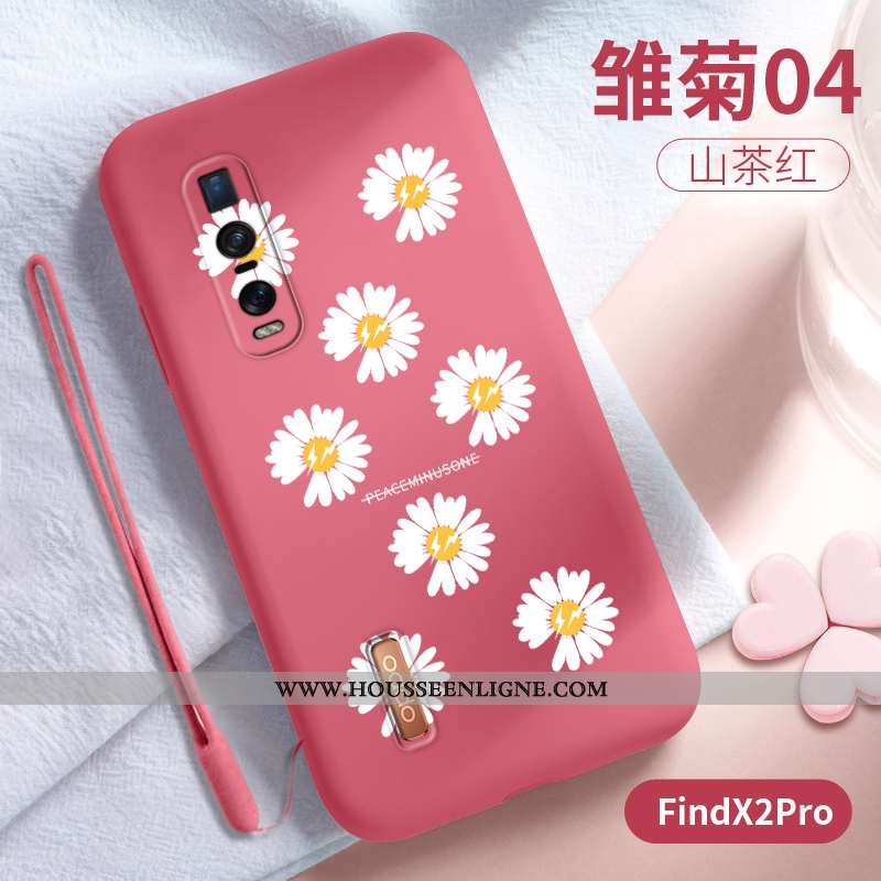 Housse Oppo Find X2 Pro Protection Ultra Légère Téléphone Portable Vert Net Rouge Incassable Verte