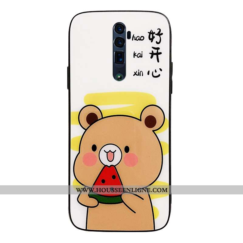 Housse Oppo Reno 10x Zoom Créatif Tendance Net Rouge Protection Coque Bleu Téléphone Portable