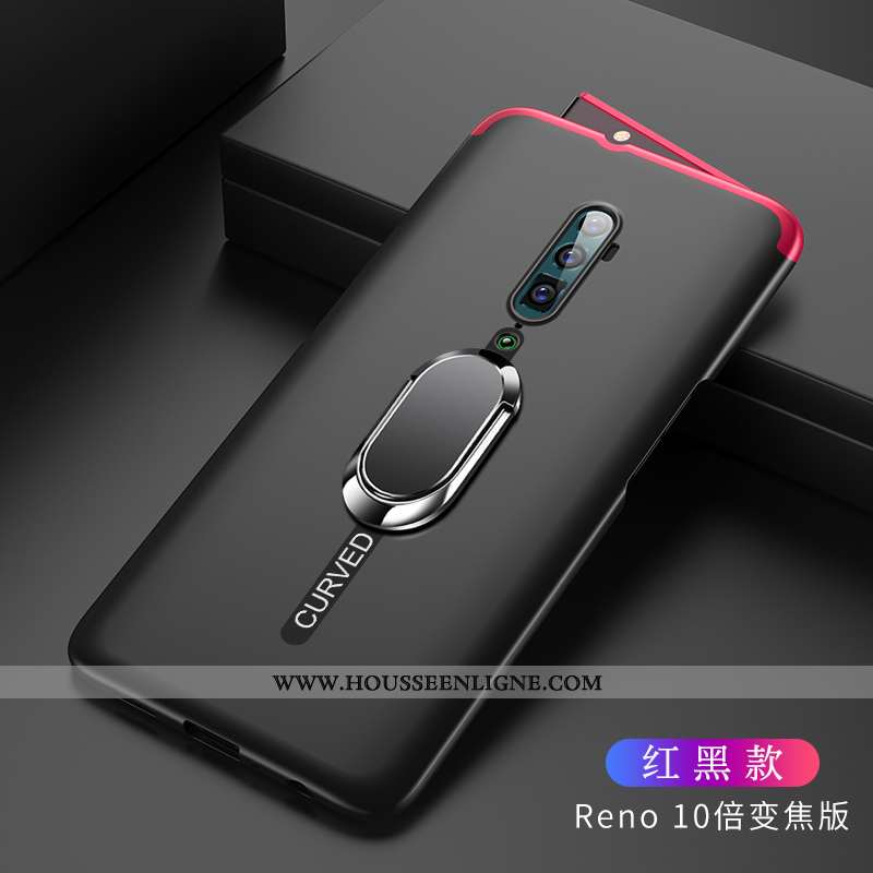 Housse Oppo Reno 10x Zoom Protection Délavé En Daim Téléphone Portable Difficile Orange Coque Étui