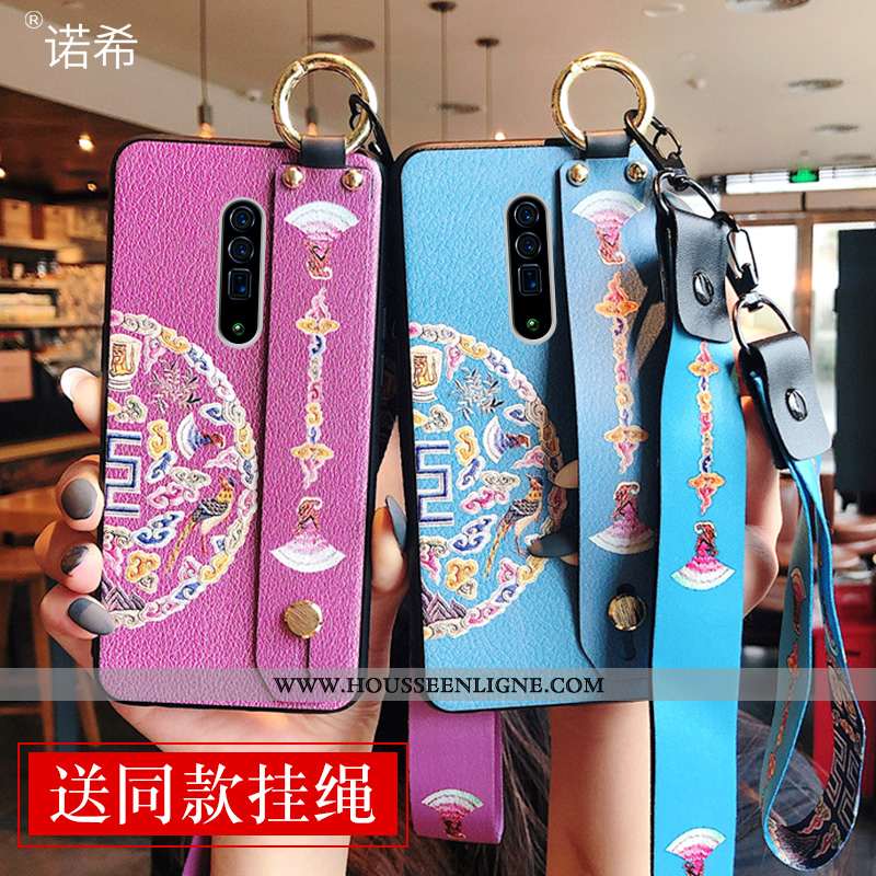 Housse Oppo Reno 10x Zoom Tendance Fluide Doux Haute Étui Mode Protection Coque Rose