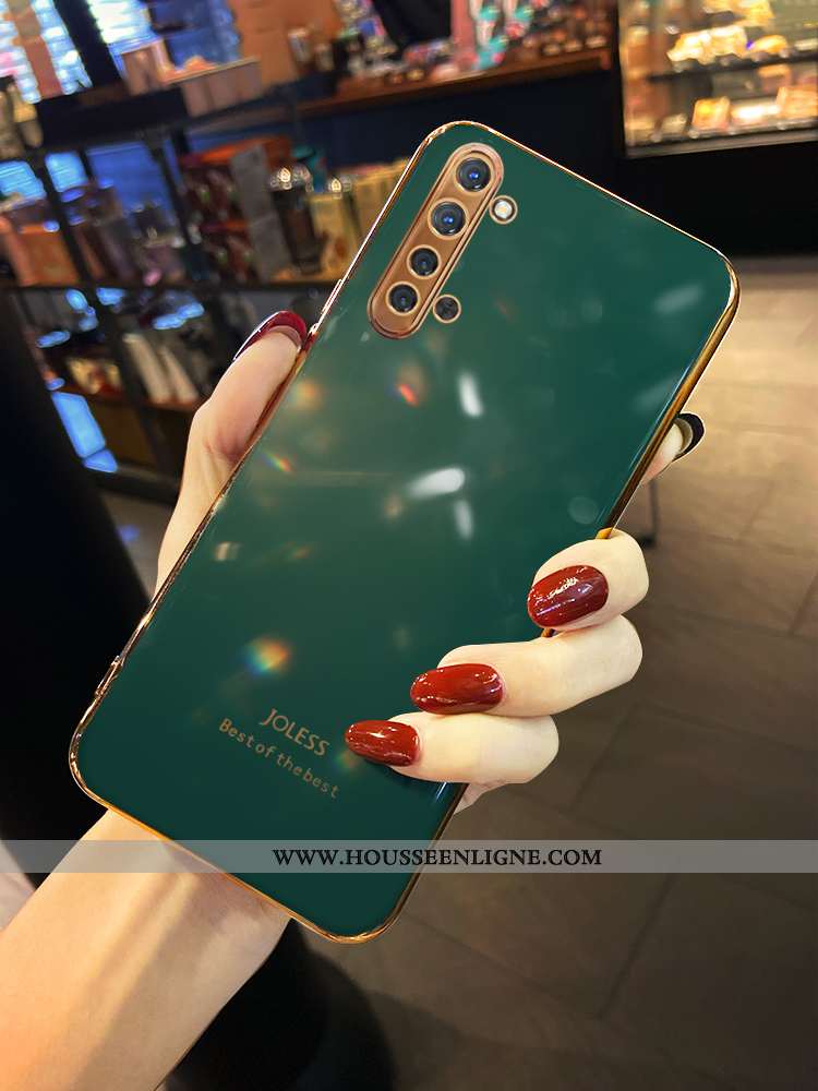 Housse Oppo Reno 3 Fluide Doux Silicone Net Rouge Rose Incassable Protection Téléphone Portable